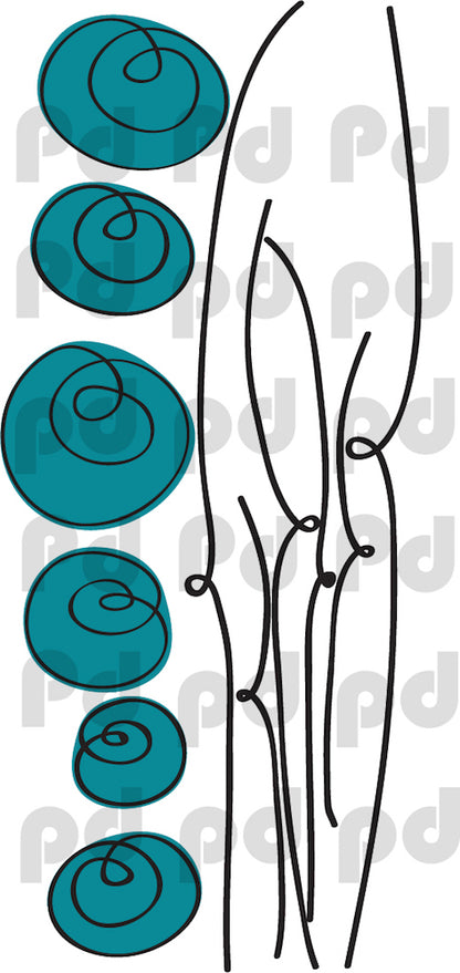Custom Flower Wall Decals – Nursery & Girls Room Floral Decor