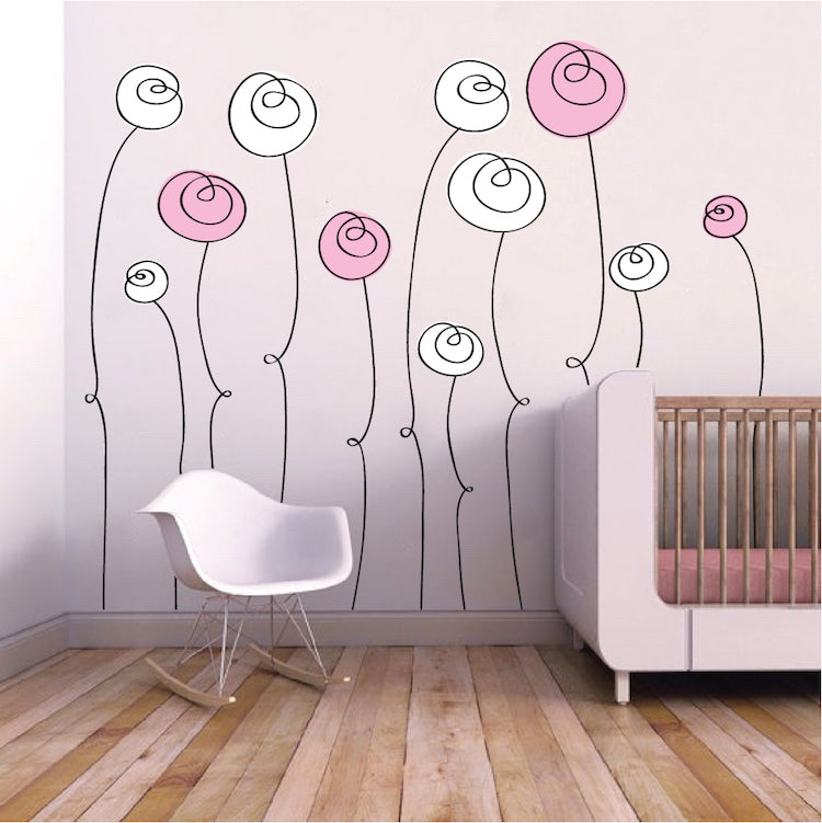 Flower Wall Decals
