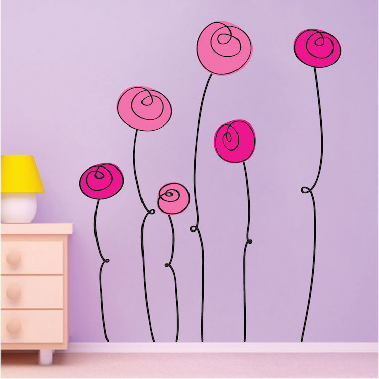 Flower Wall Decals