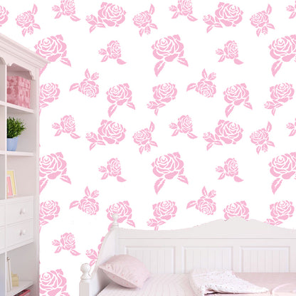 Custom Color Rose Wallpaper Decal