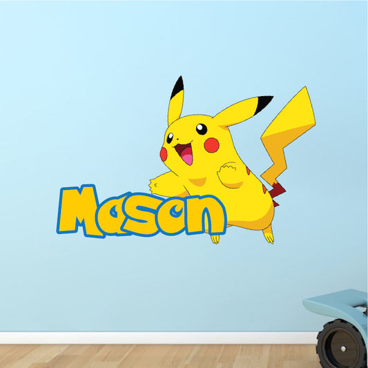 Kids Custom Anime-Inspired Bedroom Wall Decal