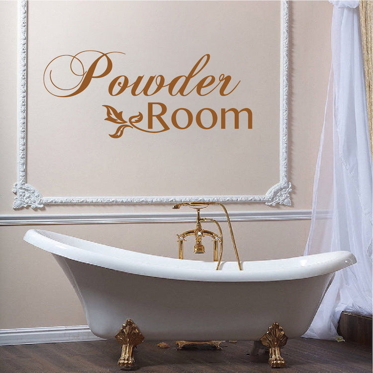 Powder Room Wall Decal