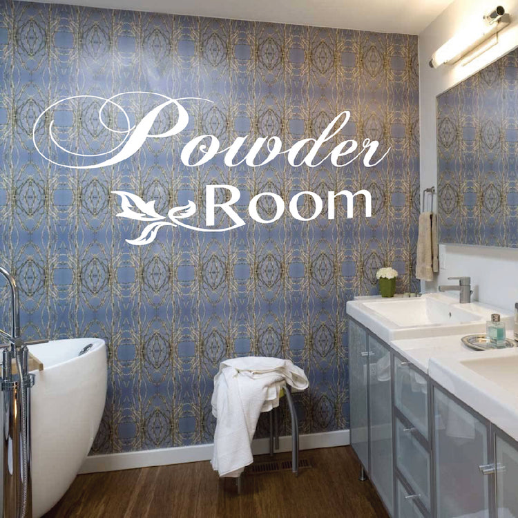 Powder Room Wall Decal