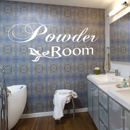 Powder Room Wall Decal