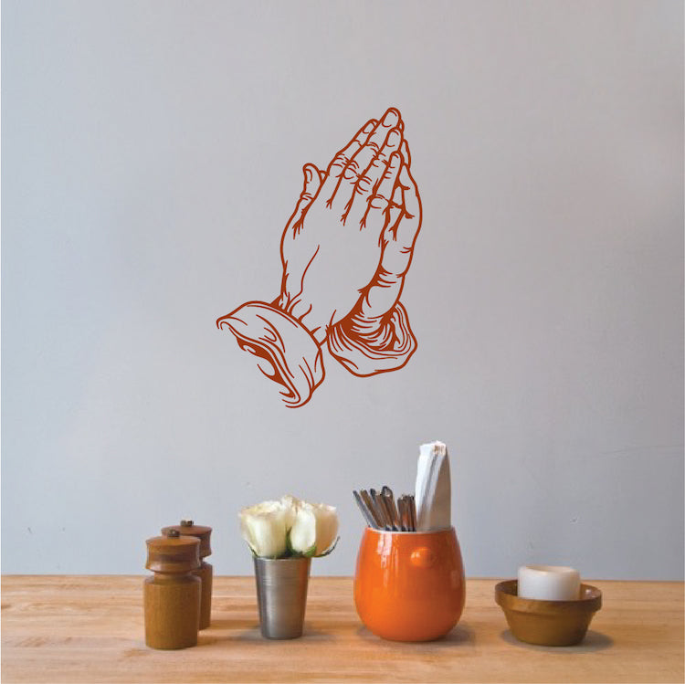 Praying Hands Wall Decal - view 3