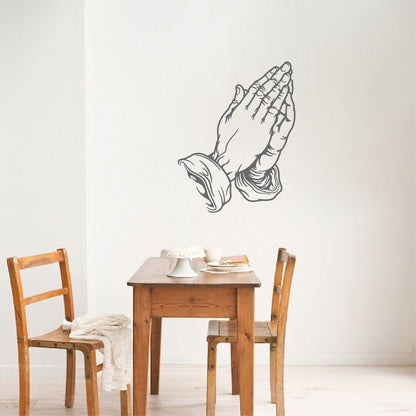 Praying Hands Wall Decal - view 2