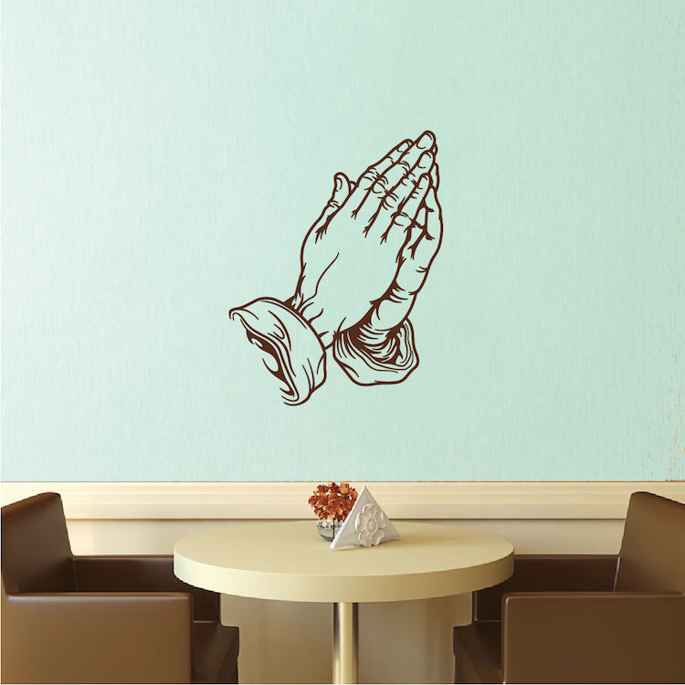Praying Hands Wall Decal - view 1