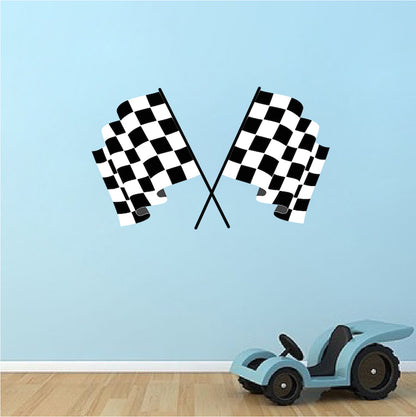 Racing Flag Decals