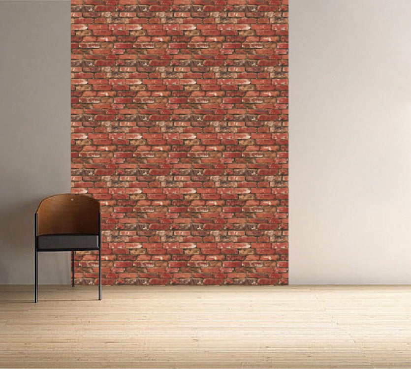 Red Brick Wallpaper Decal
