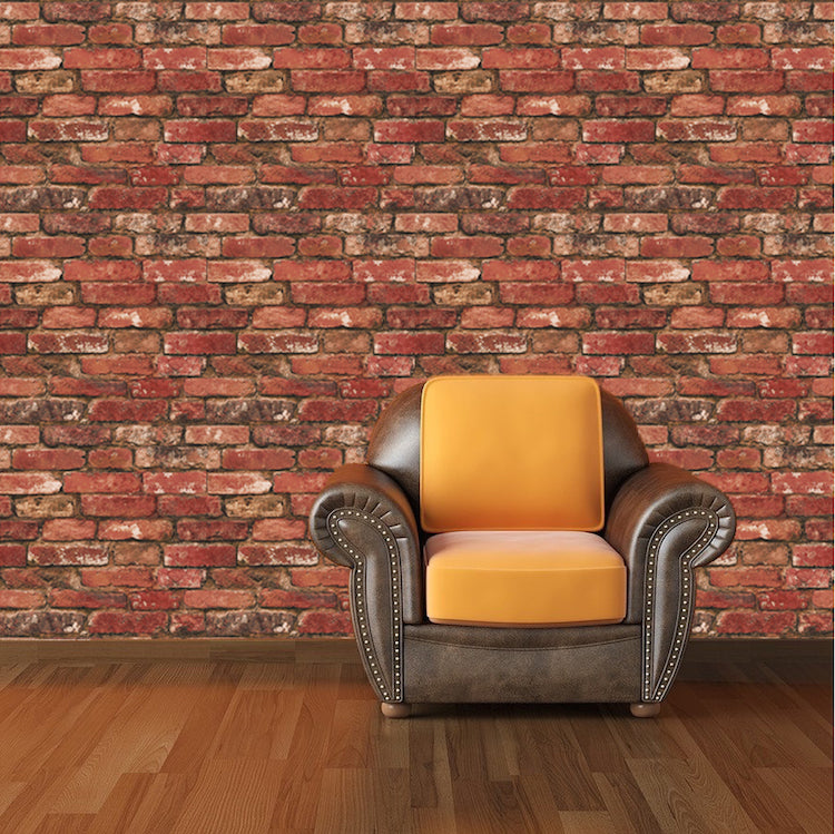Red Brick Wallpaper Decal