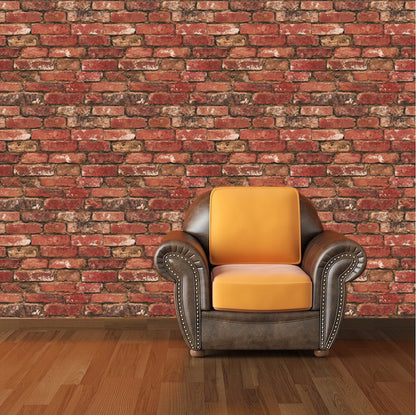 Red Brick Wallpaper Decal