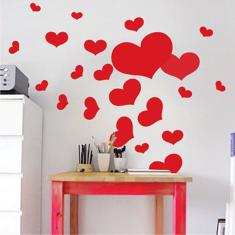 Nursery Heart Wall Decal Set - view 2