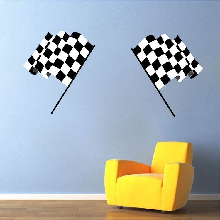Racing Flag Decals