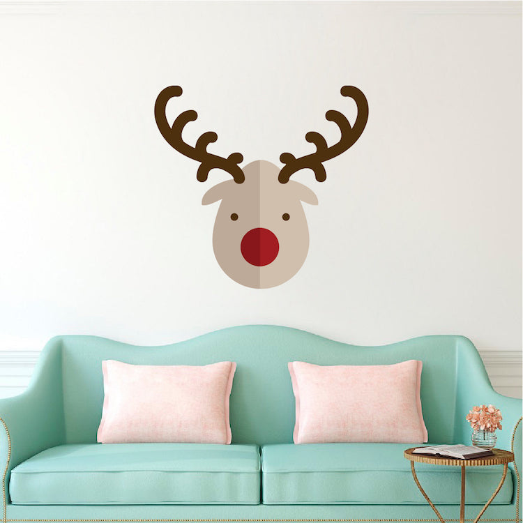 Christmas Reindeer Wall Decal