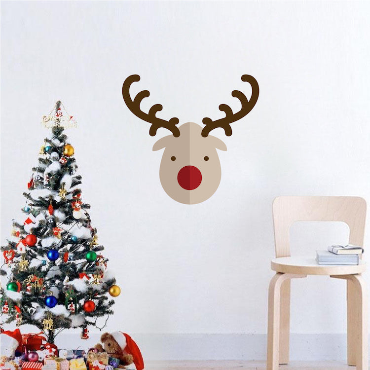 Christmas Reindeer Wall Decal