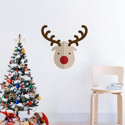 Christmas Reindeer Wall Decal