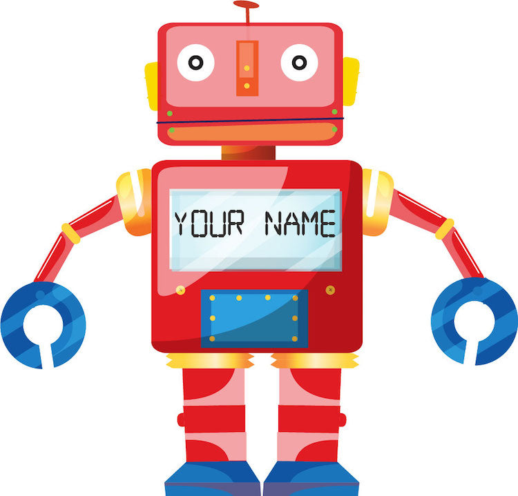 Personalized Robot Decal