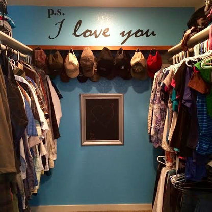 P.S. I Love You Wall Decal Design 1