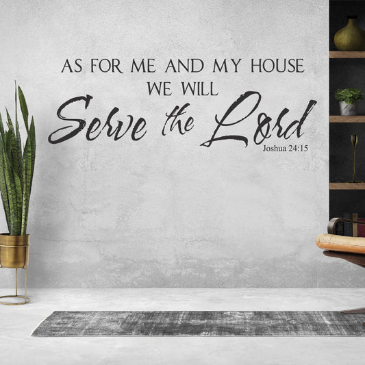 Christian Wall Quote Decal – Faith-Inspired Home Decor
