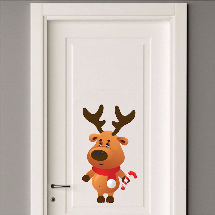 Christmas Reindeer Wall Decal