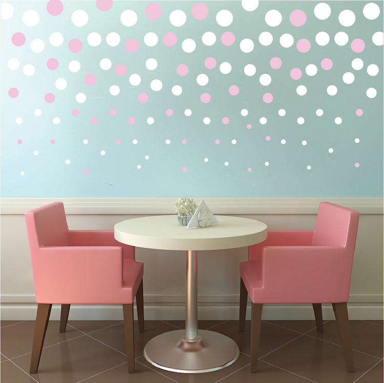 Decreasing Dots Decal Stickers
