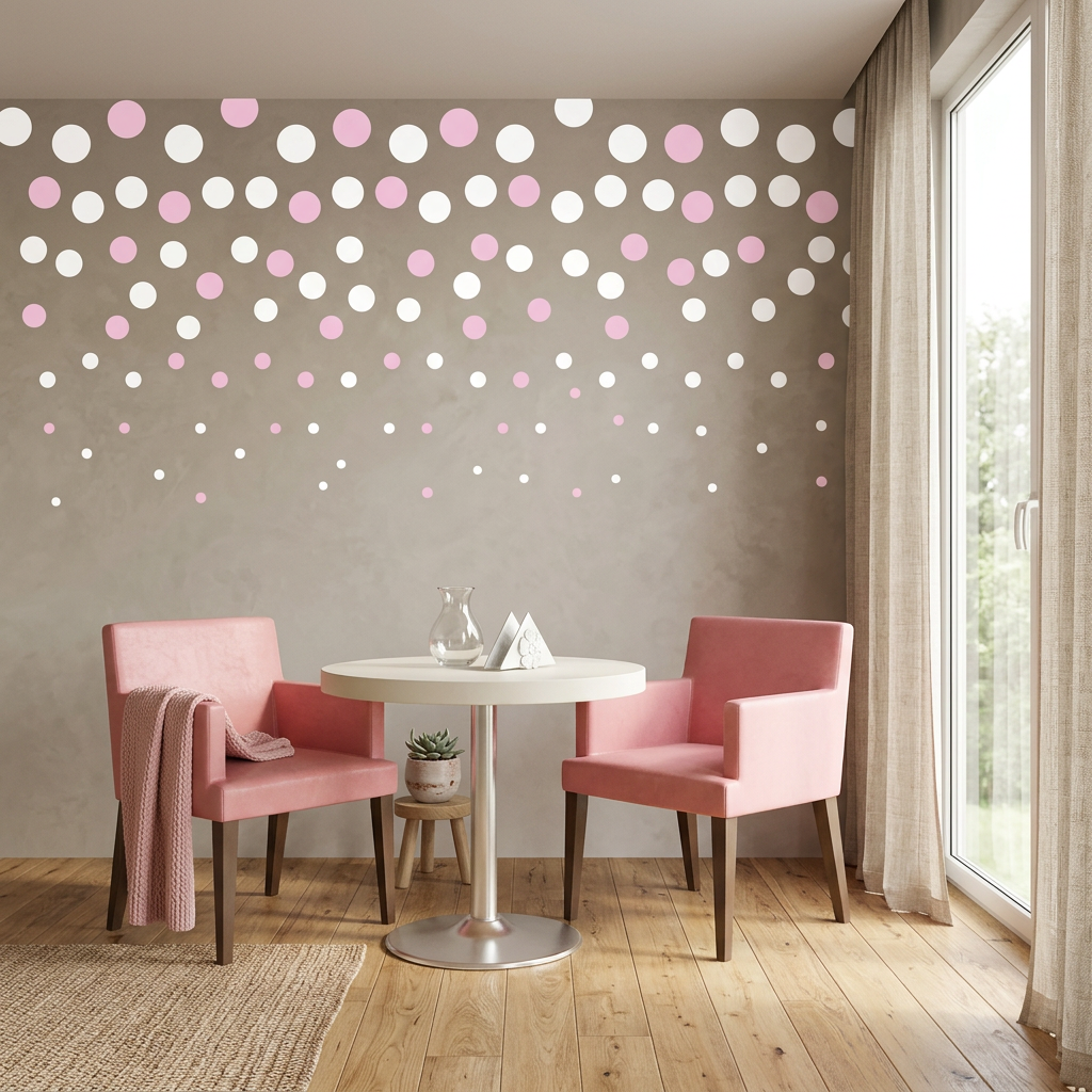 Decreasing Dots Decal Stickers
