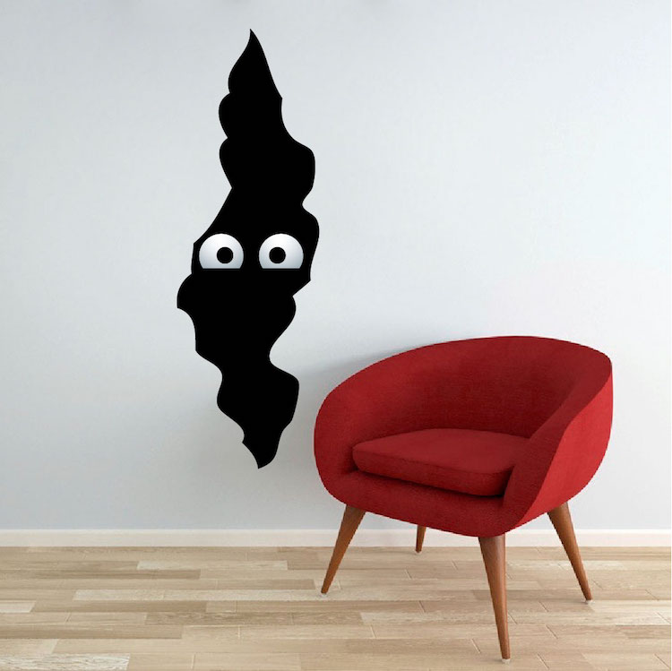 Sneaky Monster Wall Decal