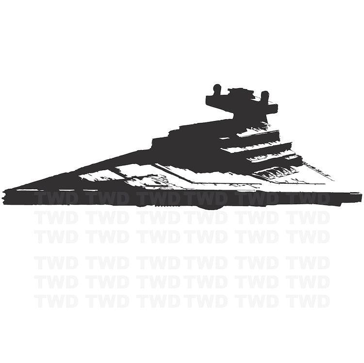 Galactic Cruiser Wall Decal - view 4