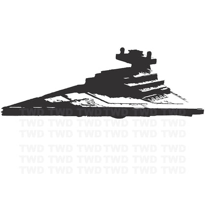 Galactic Cruiser Wall Decal - view 4