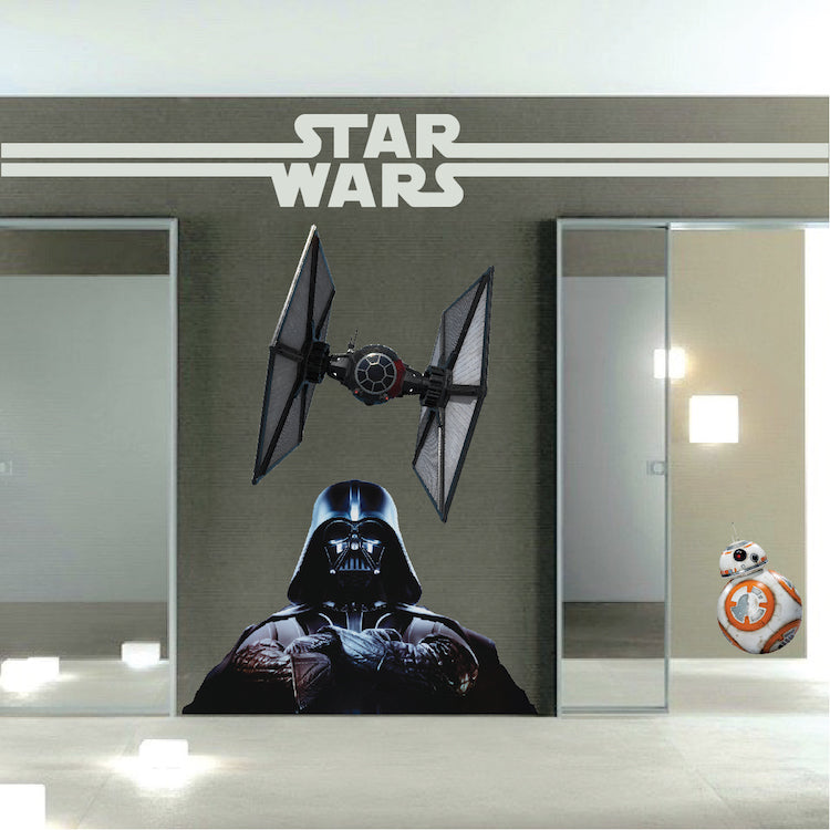 Fighter Ship Wall Decal