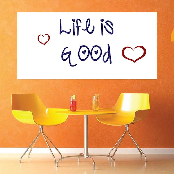 Rectangular Dry Erase Wall Decal - view 2