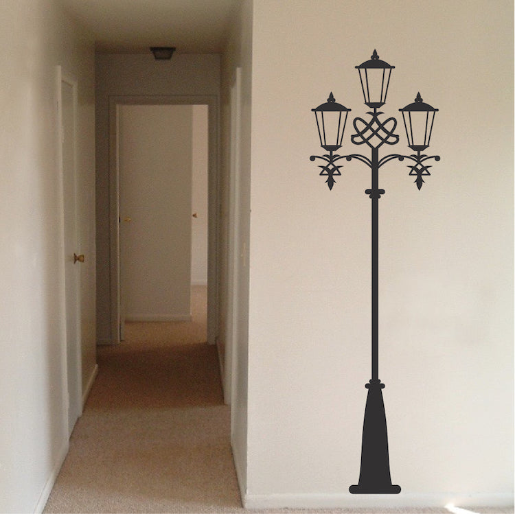 Vintage Street Lamp Wall Decal - view 3