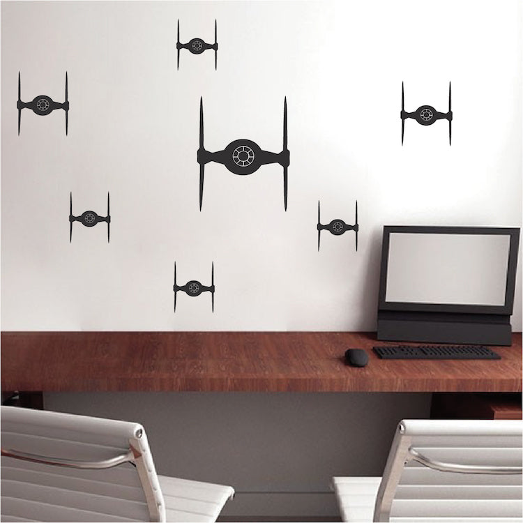 Space Fighter Wall Decals - Set of 7 - view 3