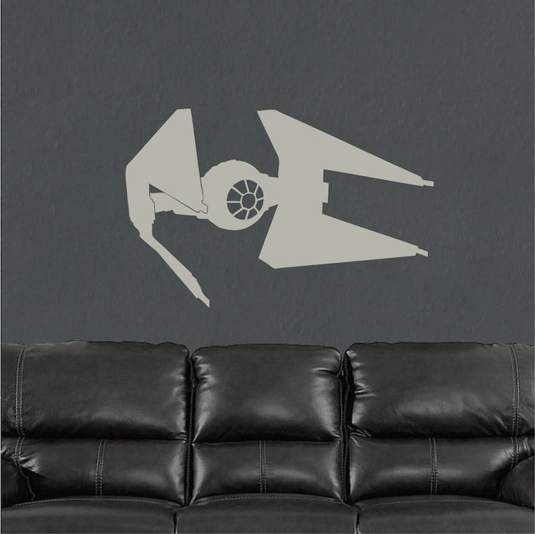 Space Fighter Ship Wall Decal - view 3