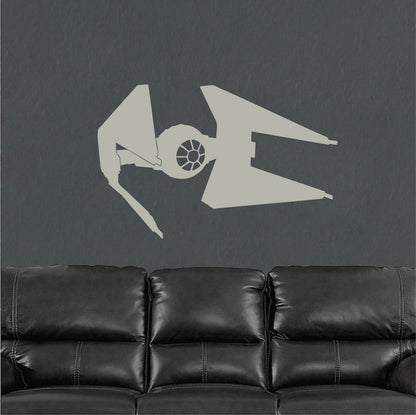 Space Fighter Ship Wall Decal - view 3