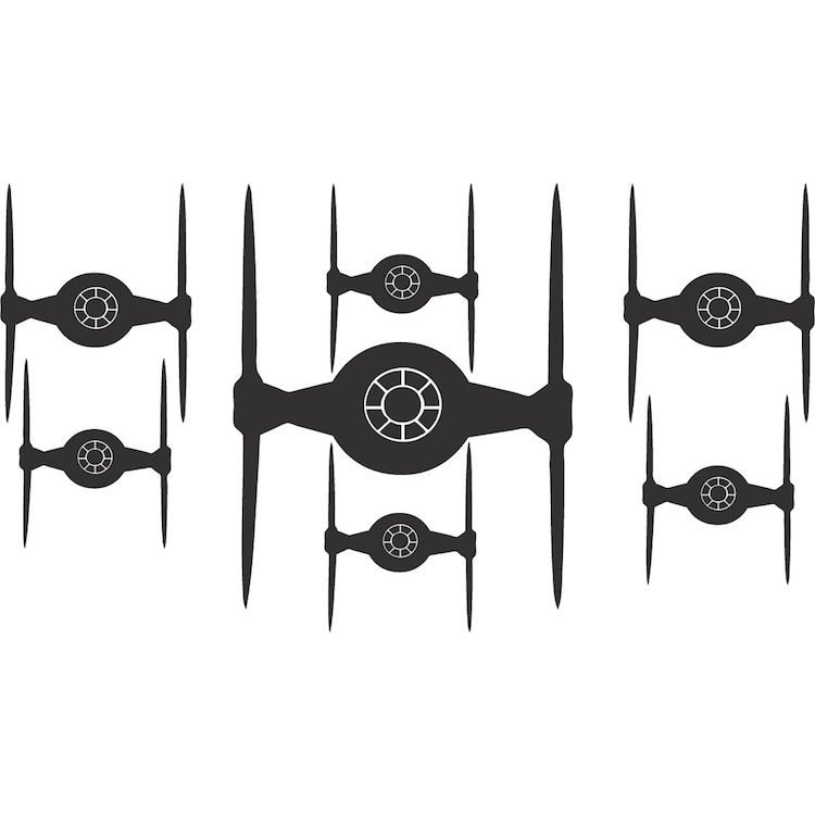 Space Fighter Wall Decals - Set of 7 - view 4