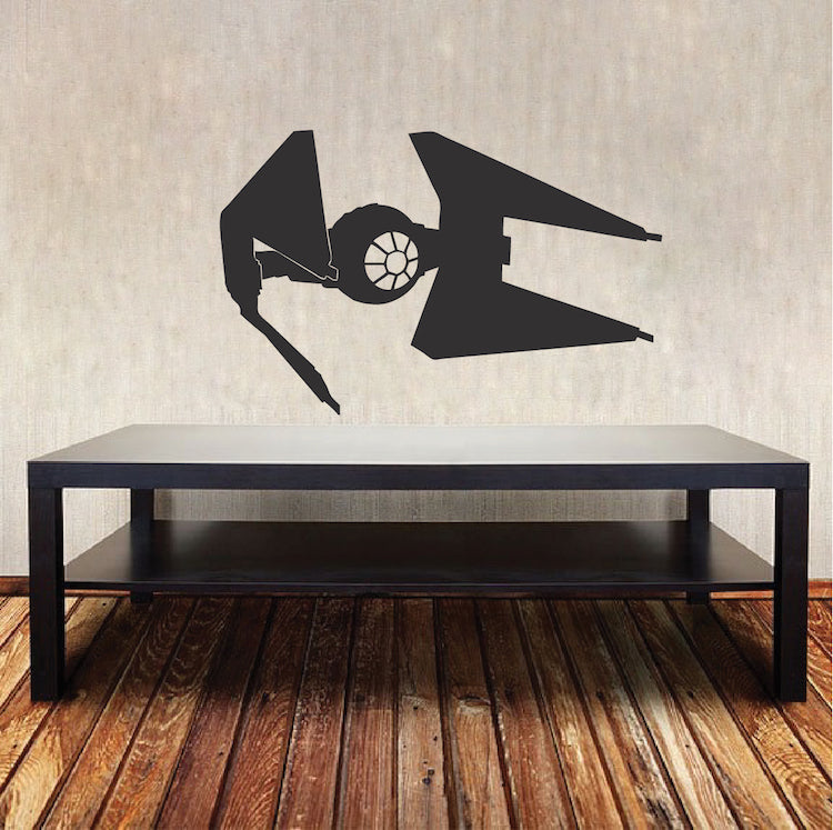 Space Fighter Ship Wall Decal - view 1