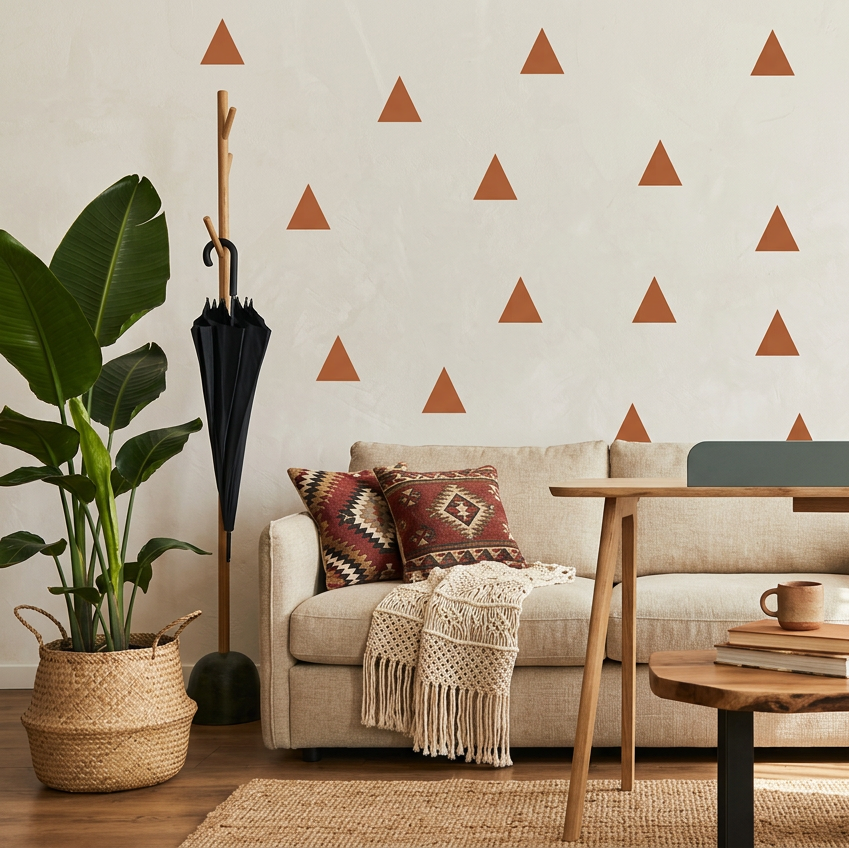 Triangles Wall Decal Accent