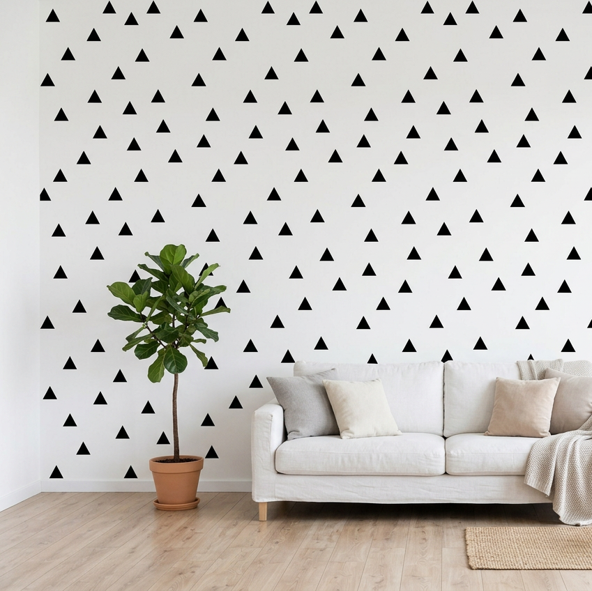 Triangles Wall Decal Accent
