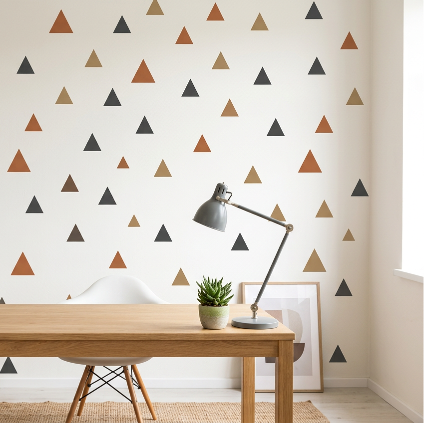 Triangles Wall Decal Accent