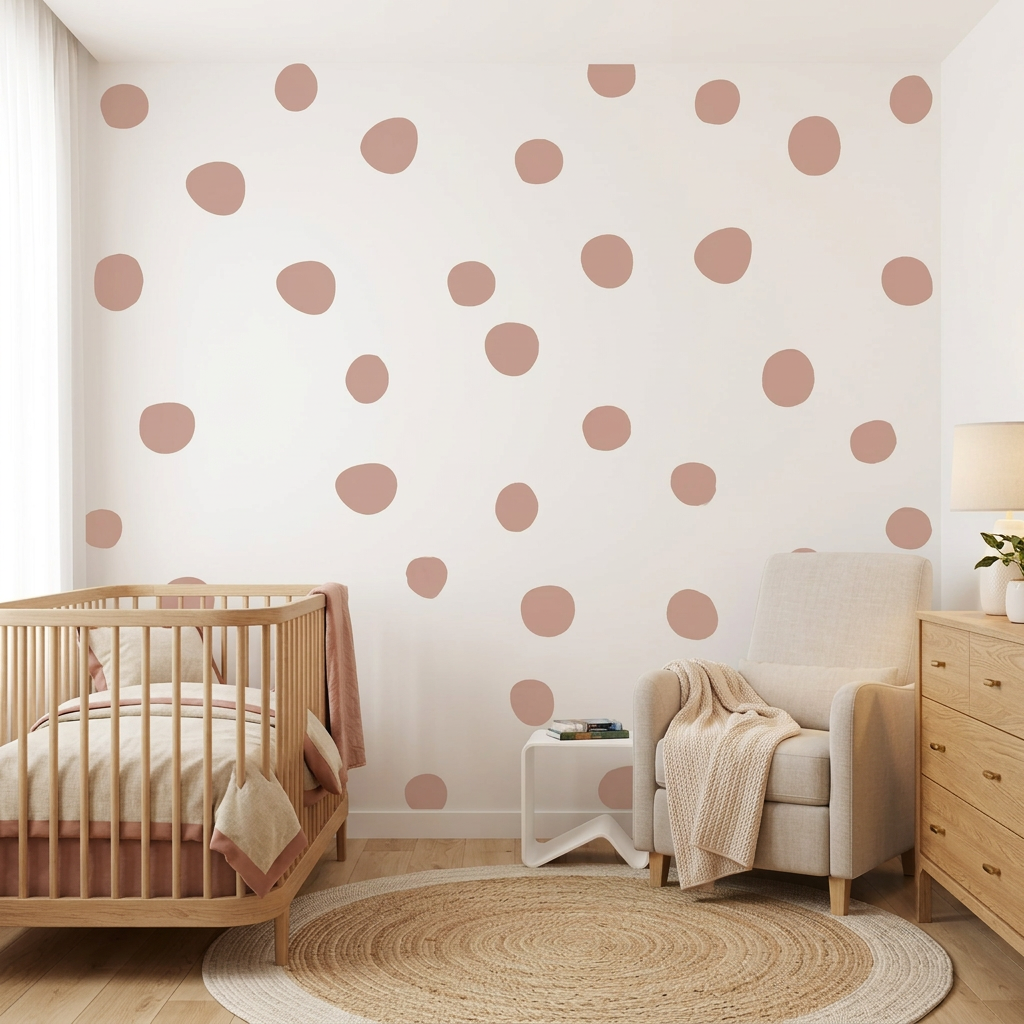 Uneven Dot Decals In Many Colors