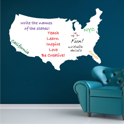 United States Map Decal