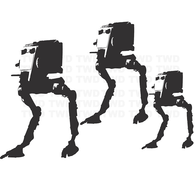 Robotic Walker Wall Decal Set - view 4