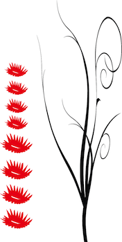 Flowering Tree Wall Decal - view 4