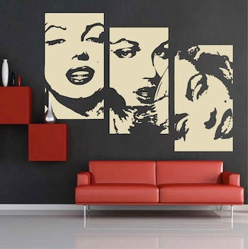 Portrait Panel Wall Decal - view 2