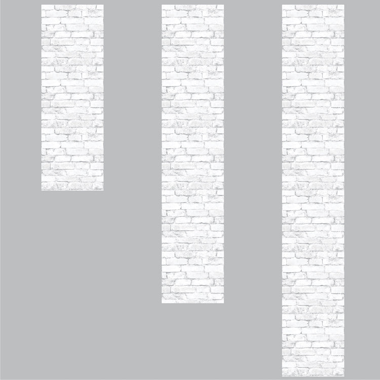 White Brick Wallpaper Decal