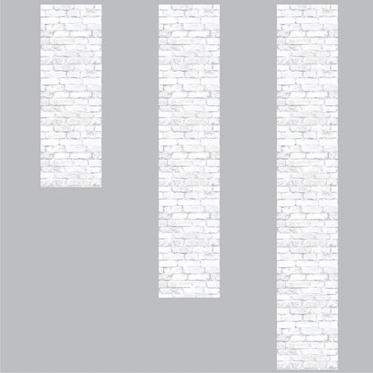 White Brick Wallpaper Decal