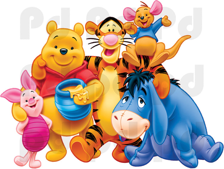 Bear and Friends Decal