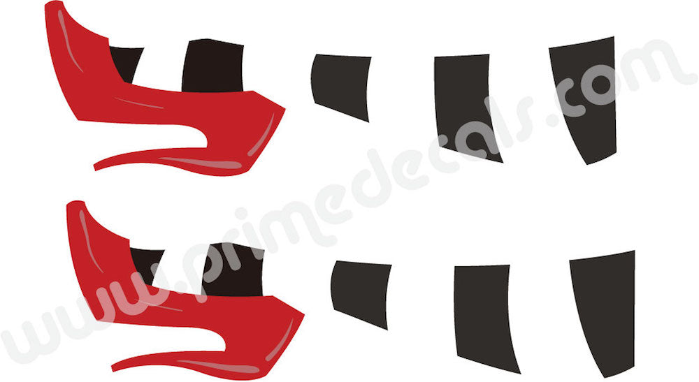 Halloween Witch Legs Wall Decal