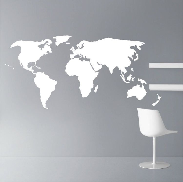 World Map Wall Decal - view 3